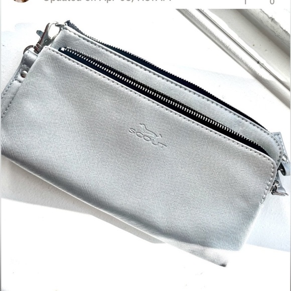 Scout Silver Wristlet Wallet Clutch - Picture 2 of 5